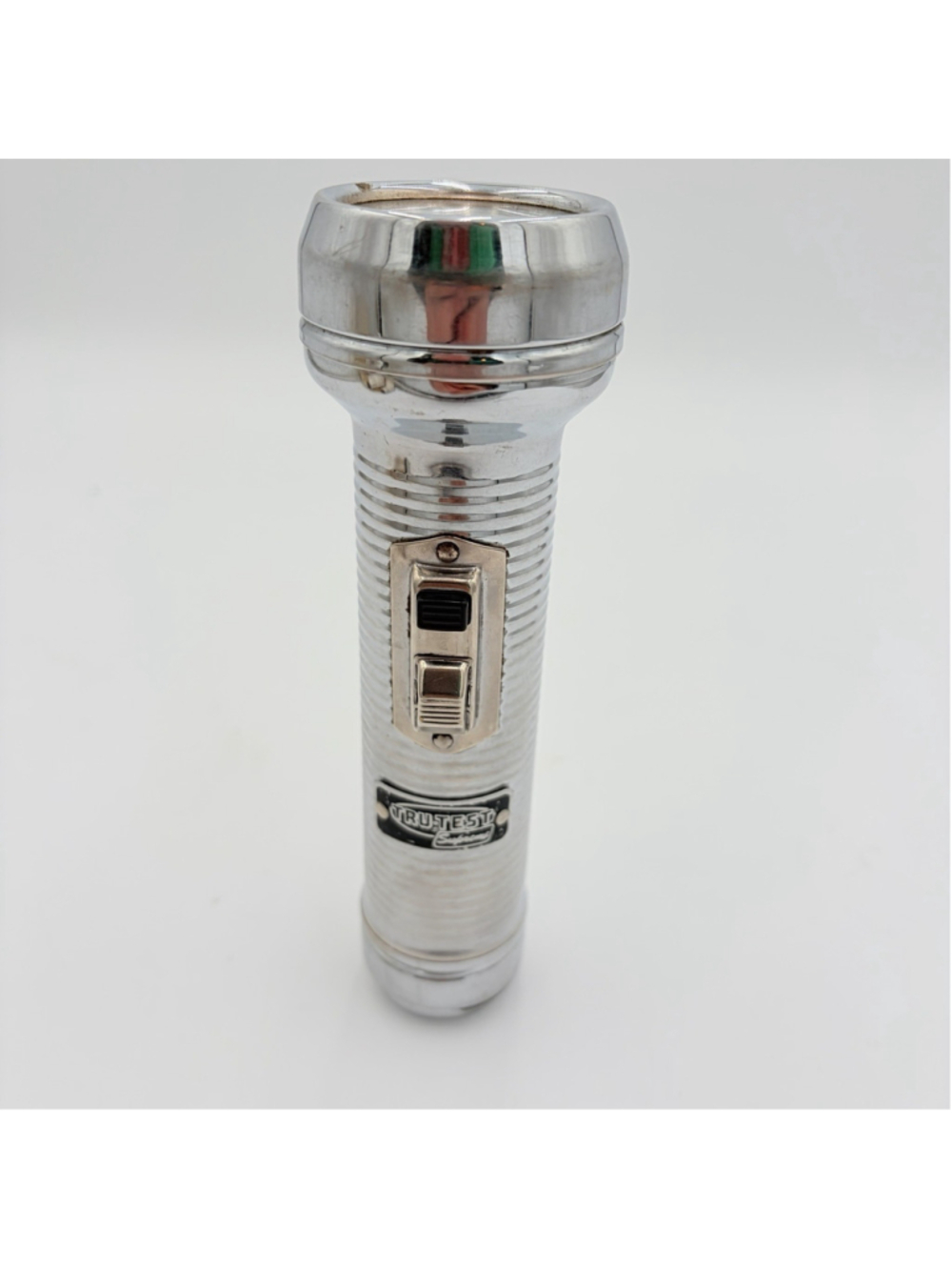 Vintage Trutest Supreme Flashlight Made in USA 7 Inches Untested